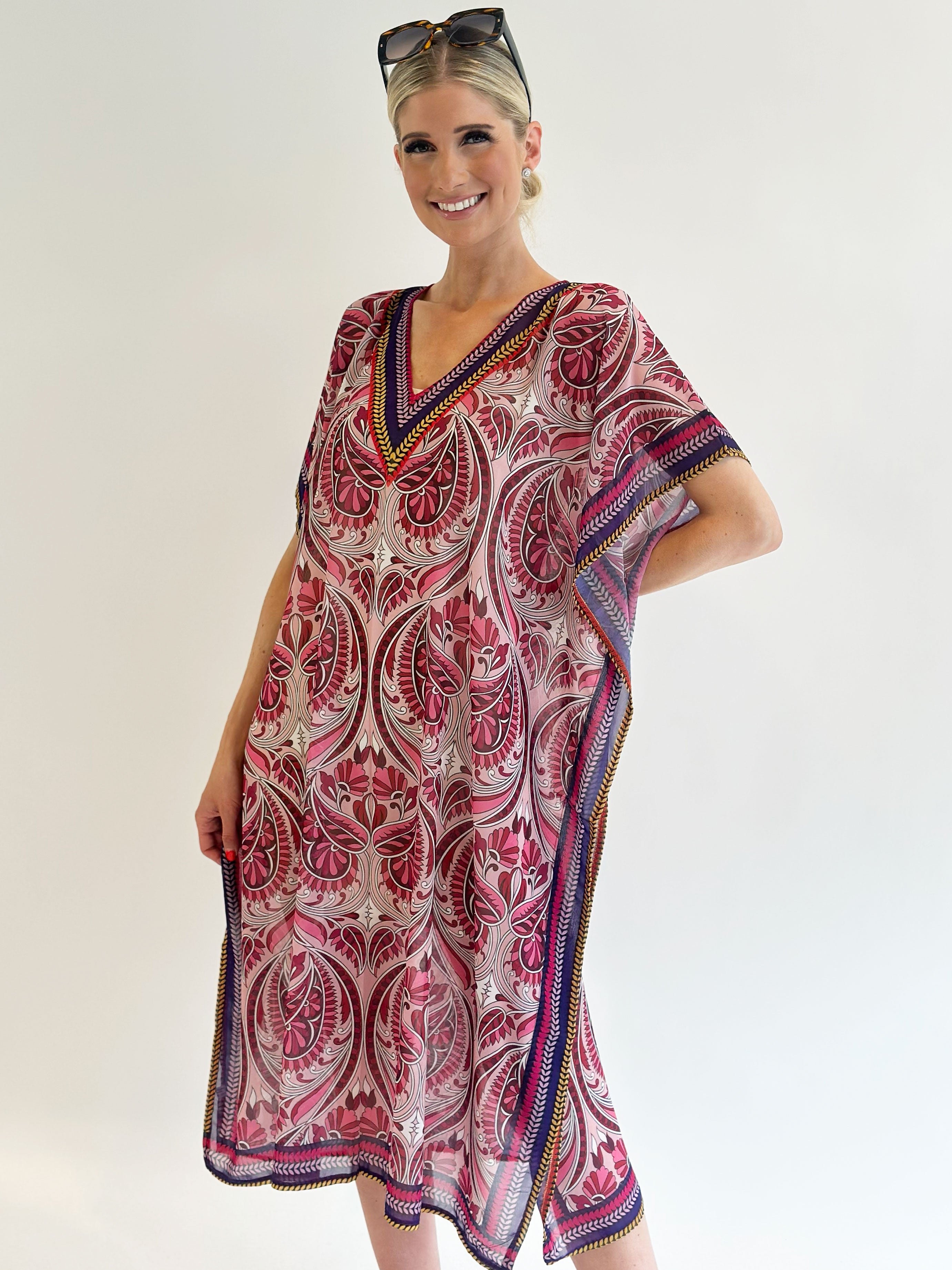 Marta - Lang tunika med mønster